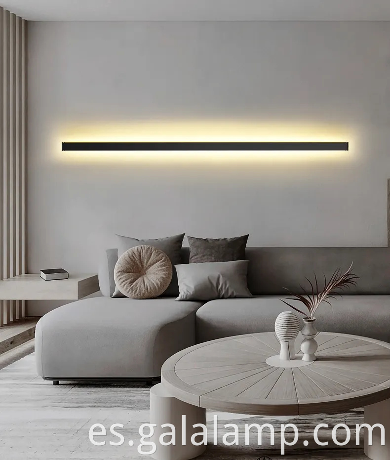 Elegante luz de apliques de pared interior para áreas de lectura acogedoras